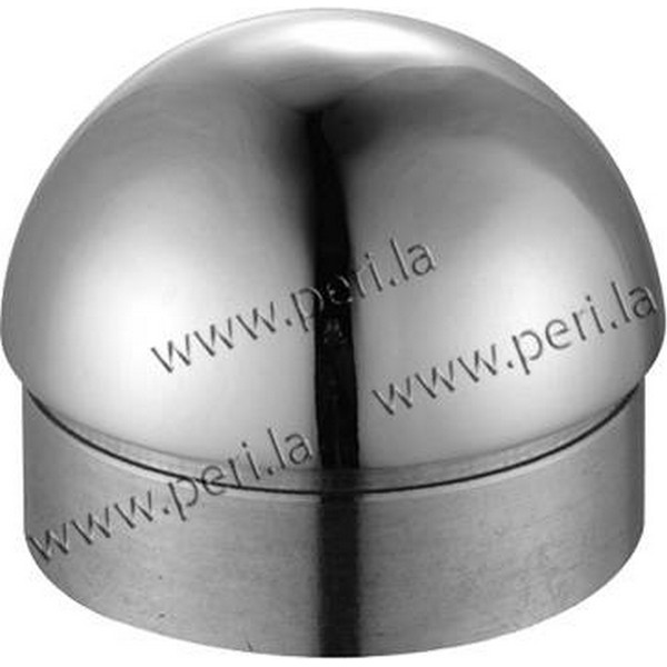 Заглушка в трубу сферическая литая полированная, для 50,8 мм поручня